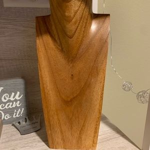 Wooden Necklace Display